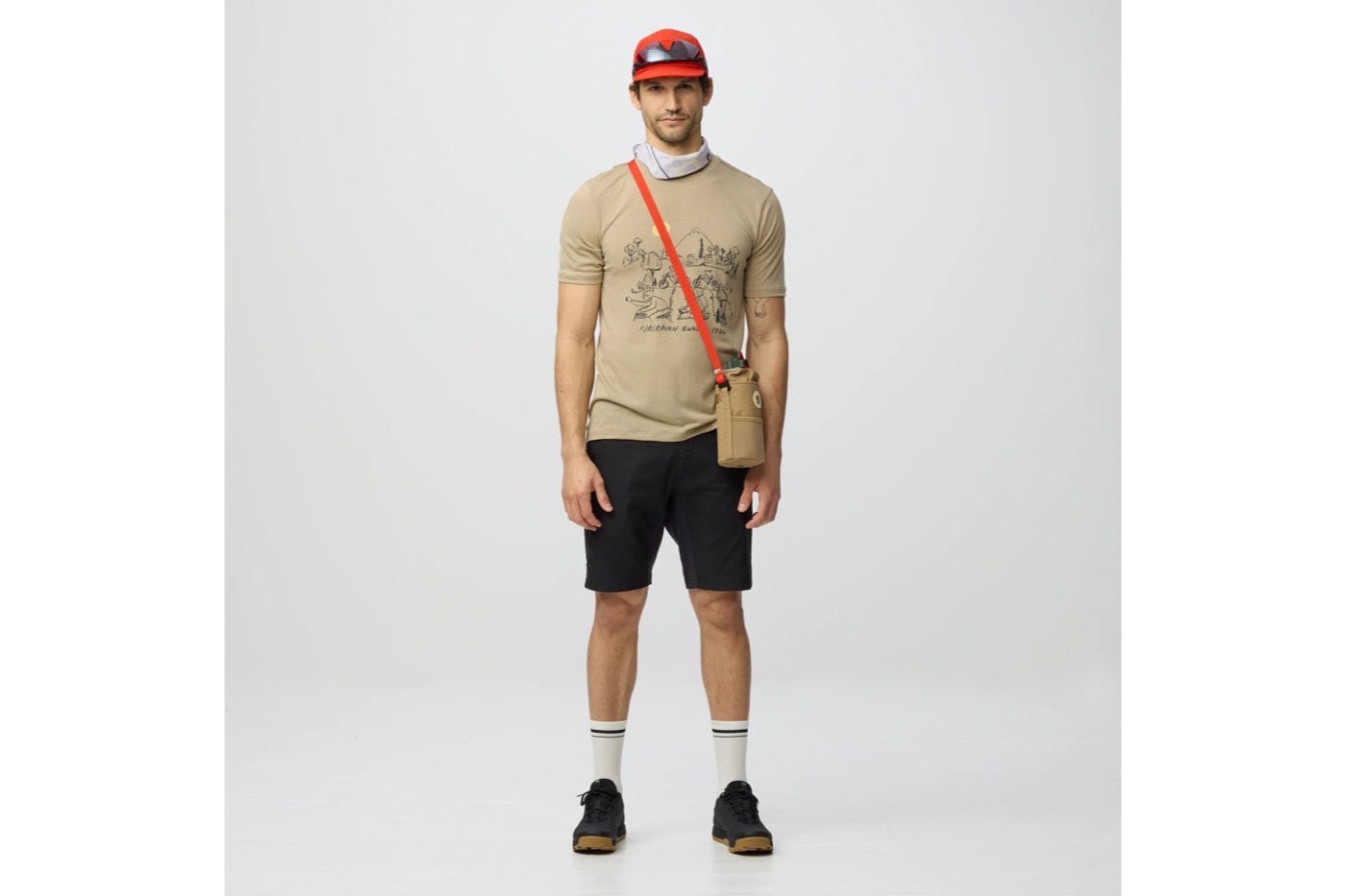 Fjallraven Hoja Lugnt Wool T-Shirt product photograph, view 3