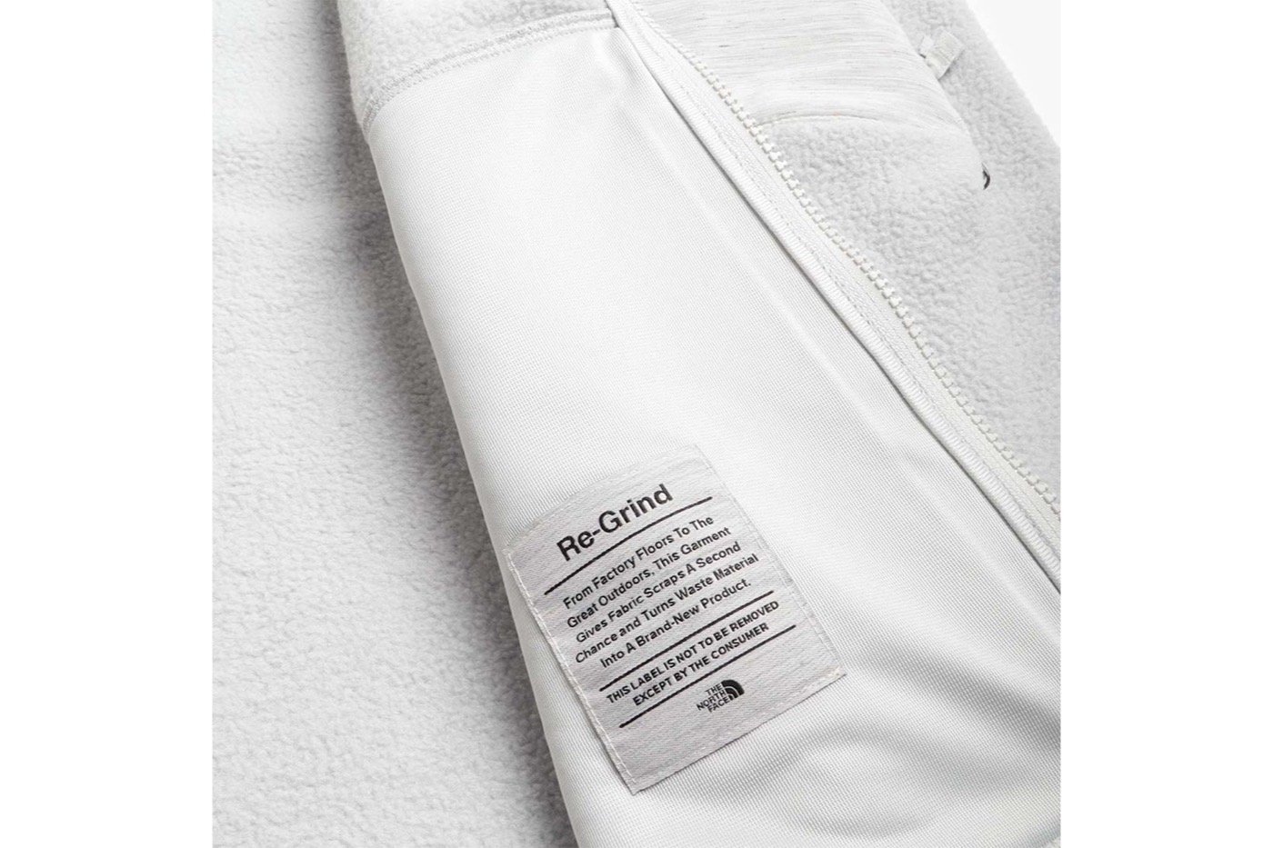The North Face Regrind Denali Jacket product photograph, view 4